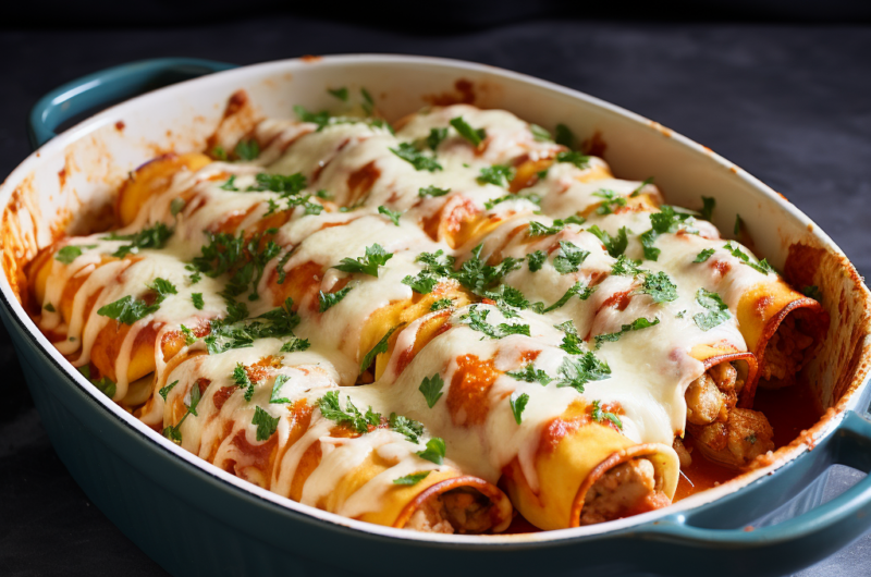 Pulled Chicken Cannelloni